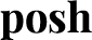 Posh logo